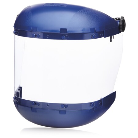 Sellstrom Dual Crown Face Shield Universal Adapter, Shade 5 IR, Blue Crown S38250